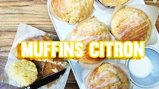 Recette healthy  MUFFINS CITRON LEGERS et faciles [upl. by Geilich91]