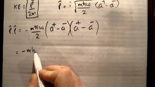 Quantum LHO 19  Expectation of Kinetic Energy Operator [upl. by Norrab]