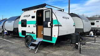 Light Weight Couples Coach RV Walkthrough  2024 Sunset Park RV Sunray Sport 149  Retro Styling [upl. by Tiossem]