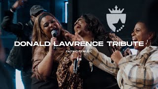 Tim Bowman Jr Pastor Kim Burrell amp Faith City Music  Tribute Performance to Donald Lawrence [upl. by Peonir]