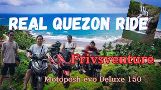 Real Quezon Ride using my Motoposh Evo Deluxe 150 [upl. by Kathlene]