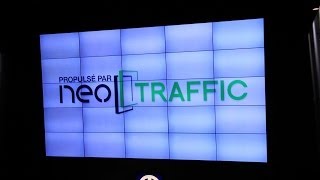 neo  Traffic Video Wall in Carrefour Industrielle Alliance 1162014 [upl. by Manaker]