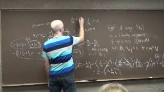 Intro Real Analysis Lec 8 Subsequences BolzanoWeierstrass Cauchy Criterion Limsup amp Liminf [upl. by Trista]