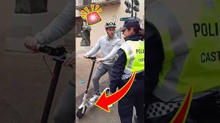 CONTROL de POLICIA a un PATINETE 🚨 [upl. by Sherline]