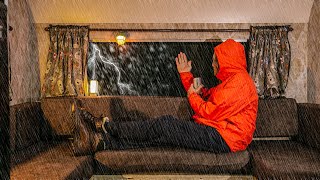 Surviving a Rainstorm in a RV  Camping in a Travel Trailer [upl. by Tadeo]