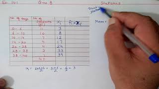 Ex141 Q8 Chapter14 Statistics  Ncert Maths Class 10  Cbse [upl. by Lyndsie]