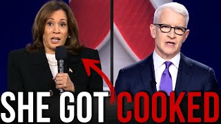 The Moment Anderson Cooper COOKED Kamala Harris In Crucial CNN Town Hall [upl. by Swetlana]