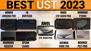 Best Ultra Short Throw Projectors 2023 UST  AWOL LTV3500 Pro Nexigo Aurora Pro Epson LS800 [upl. by Rilda]