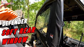 CanAm Defender HD Clear View Clear Win Soft Rear Window [upl. by Doerrer]