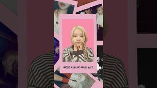 kissy face kissy face 😚 ROSÉBrunoAPT brought to you by youtube shorts [upl. by Cullan]