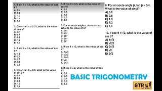 Basic Trigonometry  SOHCAHTOA  LET Reviewer  PNPA Reviewer [upl. by Einwat903]