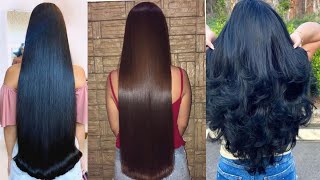 cabelos longos e lisos mais lindos do Instagrammost beautiful long straight hair on Instagram [upl. by Notyalc861]