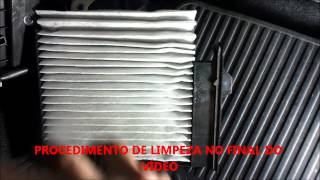 Substituição do filtro de cabine ac NISSAN LIVINA XGEAR TIIDA [upl. by Ahsieyt679]