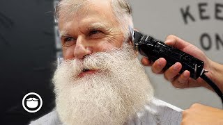 Amazing White Beard Gets Reshaped To Another Level [upl. by Lebiram]