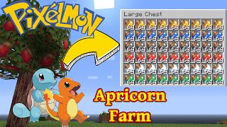 Easy Efficient Apricorn Farm  The Solo Pixelmon Guide [upl. by Jannel827]