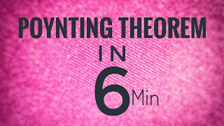 Poynting Theorem and Poynting VectorPoynting Theorem in ElectromagnetismMaxwells Equations [upl. by Annaiel]