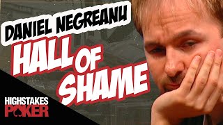 Daniel Negreanu Worst Poker Hands  High Stakes Poker [upl. by Notnil310]