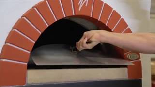 Wood fired pizza oven door simple tip on removal and replacement for Mugnaini ovens [upl. by Arekat]