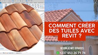 Comment créer des tuiles avec Revit [upl. by Carson]