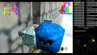 SM64 Parallel Stars Beta  Course 2 Cubic Block Ruin Savestateless [upl. by Emilee]