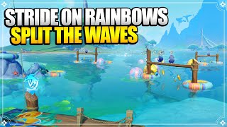 Stride on Rainbows Split the Waves  World Quests amp Puzzles【Genshin Impact】 [upl. by Eibbil411]