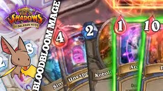 Dalaran Heist  Bloodbloom Mage  Firebat Hearthstone  Rise of Shadows [upl. by Garcon612]