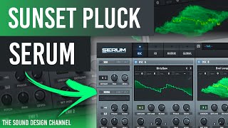 SERUM Tutorial  Beautiful Pluck Melodic House  Ben Böhmer Anjunadeep  Tutorial [upl. by Krilov410]