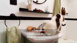 8 Apartment Bathroom Renovation Ideas  Apartment Therapy [upl. by Aniratac689]