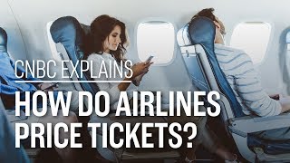 How do airlines price tickets  CNBC Explains [upl. by Eseuqram]