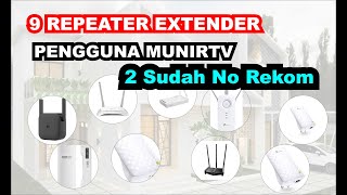 9 repeater extender wifi pengguna MUNIRTV [upl. by Hennebery]