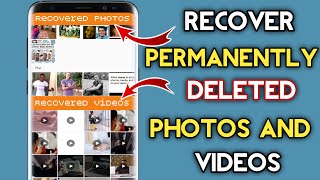 How to Recover Deleted Videos Photos on Android using ONE Tool 2021 Method [upl. by Aleik]