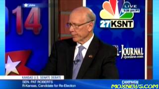 PAT ROBERTS vs GREG ORMAN Kansas Senate Debate [upl. by Harlow453]