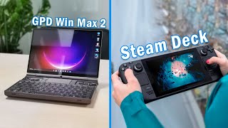 GPD Win Max 2 Vs Steam Deck  Which one would you choose [upl. by Dareece654]