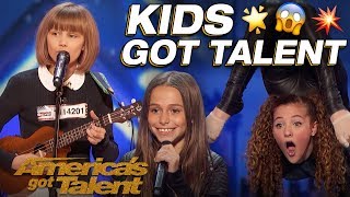 Grace VanderWaal Sofie Dossi And The Most Talented Kids Wow  America’s Got Talent [upl. by Nuarb369]