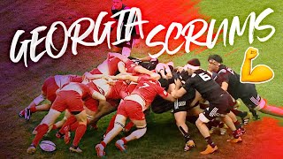 Rugbys Most Dominant Scrum 🤯 Georgias Best Scrums  RWC  U20 Championship [upl. by Darmit]