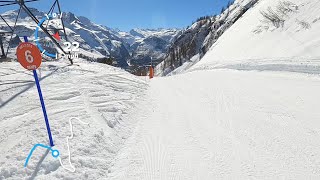 30MPH  RED Melezes GoPro HD POV  Tignes resort  Apr 2023 [upl. by Tound]