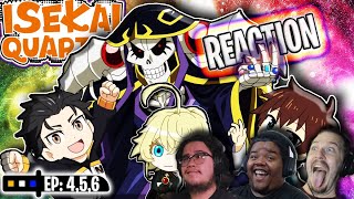 ISEKAI QUARTET SEASON 1 EPISODE 4 5 amp 6 FULL REACTION  MORE ISEKAIS [upl. by Aliban187]