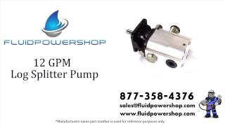 New Replacement HaldexBarnes 12GPM Log Splitter Pump  1080080 [upl. by Maillw]