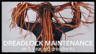 CROCHET MAINTENANCE  5 Year Old Dreadlocks [upl. by Eked]