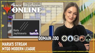 Maria learns MODERN ft Domain Zoo MTGO League [upl. by Straus]