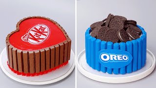 Easy KITKAT amp OREO Chocolate Cake Decorating Tricks  DIY Chocolate Dessert Recipes [upl. by Ayoras81]