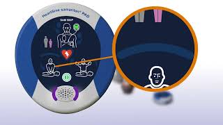 How to use a HeartSine SAM 500P Semi Automatic Defibrillator [upl. by Roseanne]