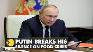 Putin breaks his silence on the food crisis Blames the West for the ongoing global food crisis [upl. by Va]