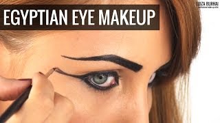 Egyptian Eye Makeup tutorial [upl. by Sukram]