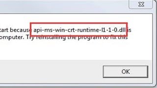 2024 Fix Missing apimswincrtruntimel110dll File Error [upl. by Dlareg766]