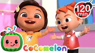 Tippy Toe Tap Dancing Song  CoComelon  Nursery Rhymes for Kids  Moonbug Kids Express Yourself [upl. by Ahsatel]