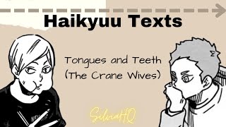 Haikyuu Texts  Tongues and Teeth by The Crane Wives  SilviaHQ [upl. by Ellenahc]