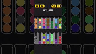 Ball Sort Puzzle  Level 1741 [upl. by Arleyne]