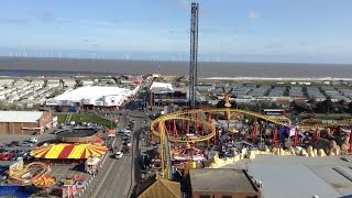 Millennium Rollercoaster Lifthill View  Fantasy Island UK [upl. by Doraj]