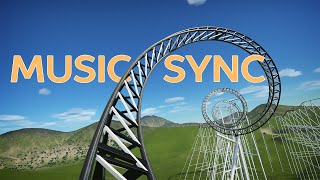 Music Synchronized Roller Coaster Front Seat POV [upl. by Airlia43]